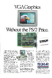 Tecmar - Vga Graphics Without The PS/2 Price