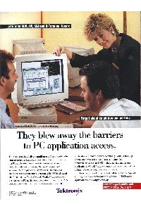 Tektronix - They blew away the barriers to PC application access.