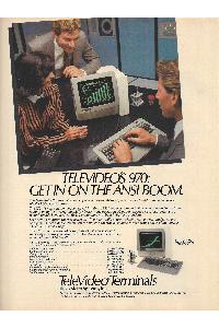 Televideo Systems Inc. - Televideo's 970: get in on the ANSI boom.