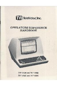 Televideo Systems Inc. - Operators reference handbook TVI 912B, 920B, 912C and 920C