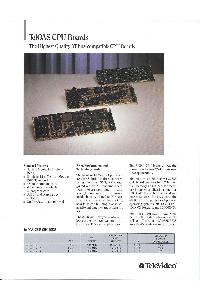 Televideo Systems Inc. - TelOAS CPU BOards