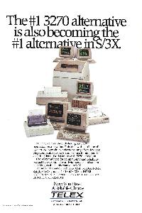 Telex Computer Products Inc - The #1 3270 alternative is also becoming the #1 alternative in S/3x