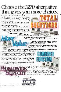 Telex Computer Products Inc - Choose the 3270 alternative that gives you more choises 