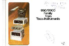 Texas Instruments Inc. - 990/9900 Family from Texas Instruments