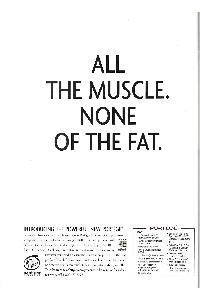 Toshiba - All the muscle. None of the fat.