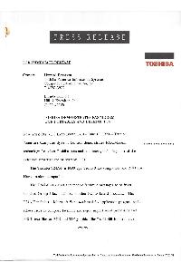 Toshiba - Toshiba demonstration fax/modem