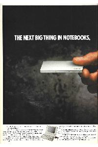 Toshiba - The next big thing in notebooks.