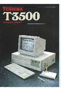 Toshiba - T3500 Personal Computer