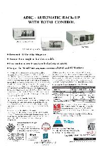 TriSys Ltd. - Adic - automatic back-up with total control