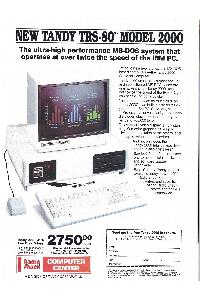 Tandy Corp. - NEW TANDY TRS.80R MODEL 2000