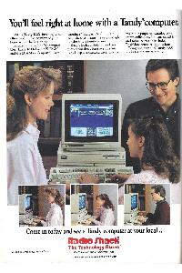 Tandy Corp. - You'll feel right at home with a Tandy computer.