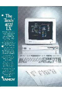 Tandy Corp. - The Tandy 4020LX.