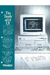 Tandy Corp. - The Tandy 4025LX