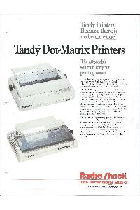 Tandy Corp. - Tandy Dot-Matrix Printers