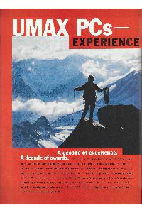 Umax Data Systems Inc - UMAC PC Experience