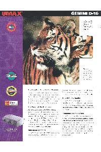 Umax Data Systems Inc - Geini D-16
