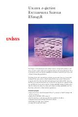 Unisys - Unisys e-@ction Enterprise Server ES2045R