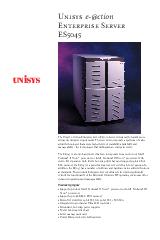 Unisys - Unisys e-@ction Enterprise Server ES5045