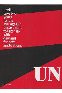 Unisys - It will take two years for the average DP department to catch up with ...