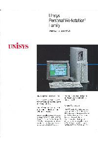 Unisys - Unisys Personal Workstation2 Family PW2 Series 500/25A