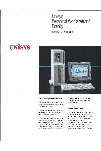 Unisys - Unisys Personal Workstation2 Family PW2 Series 800/33A