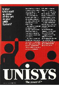 Unisys - Is your UNIX staff as state-of-the-art as your UNIX System?