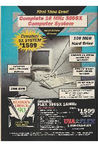 USA Flex - Complete 16 MHz 386SX Computer System