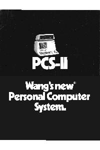 Wang Laboratories Inc. - PCS-II Wang's new Personal Computer System