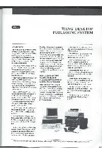 Wang Laboratories Inc. - Wang Desktop publishing system