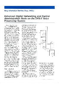 Wang Laboratories Inc. - Enhanced Digital Networking and Central Administration Node