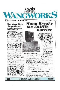 Wang Laboratories Inc. - WangWorks Fall 1991