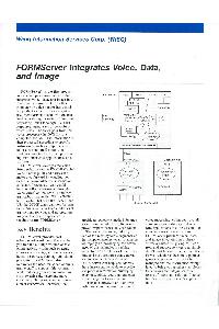 Wang Laboratories Inc. - FORMServer Integrates Voice, Data and Image