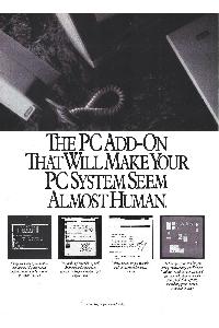 Wang Laboratories Inc. - The PC ADD-ON that will make your PC system seem almost human.