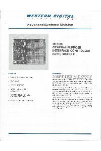 Western Digital Corporation - ME1639 general purpose interface controller (GPIC) module