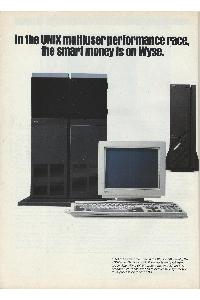 Wyse Technology Inc. - In the UNIX multiuser performance race, the smart money is on Wyse