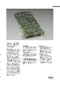 Wyse Technology Inc. - WY-425 Wyse Monochrome Graphics Adapter