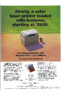 Xerox Corp. - Finally, a color laser printer loaded with features, starting at $3500