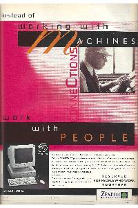 Zenith - Instead Of Working With Machines Work With People