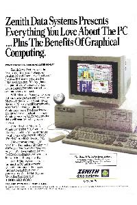 Zenith - Zenith Data Systems presents everything you love about the pc... plus the benefits of graphical computing.