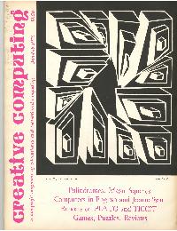 Creative Computing - 1975/01-02