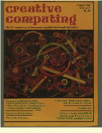 Creative Computing - 1980/08