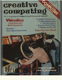 Creative Computing - 1982/01