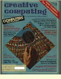 Creative Computing - Vol. 8 N. 2