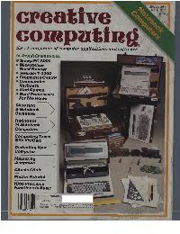 Creative Computing - 1984/01