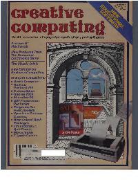 Creative Computing - 1984/04