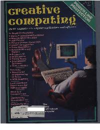 Creative Computing - 1984/05