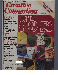 Creative Computing - 1984/12