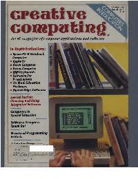 Creative Computing - Vol. 11 N. 10